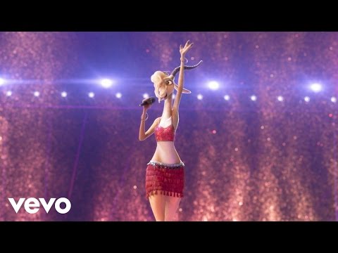 شاكيرا تهنئ شخصية غزال في فيلم zootopia