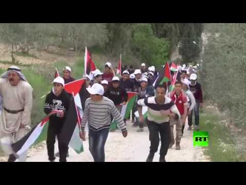 شاهد الفلسطينيون يحيون الذكرى الـ41 لـيوم الأرض