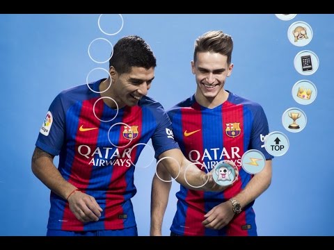 شاهد لاعبا برشلونة يصفان نجوم الفريق الكتالوني بـ الأيموشن