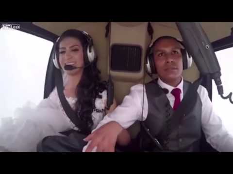 شاهد مقتل عروس حاولت الوصول إلى حفلة زفافها بواسطة طائرة