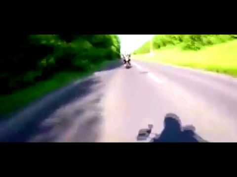 حادث مروع لقائد دراجة نارية