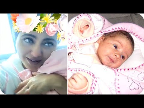 طريقة مريم حسين في إسكات الطفل الرضيع