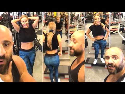 رولا سعد تتألّق في الصالة الرياضية