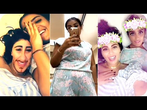 خفة دم النجمة مريم حسين وصديقتها اللبنانية