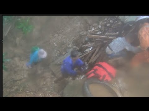 الانهيارات الأرضية تبتلع المواطنين في الصين