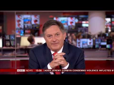 شاهد رد فعل مذيع bbc لحظة قراءة خبر لا يعجبه