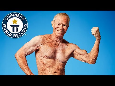 شاهد أميركي يفوز بلقب أقدم لاعب كمال أجسام في العالم