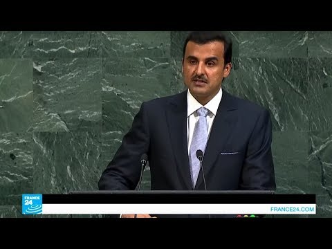 شاهد أمير قطر يندد بالحصار المفروض على بلاده