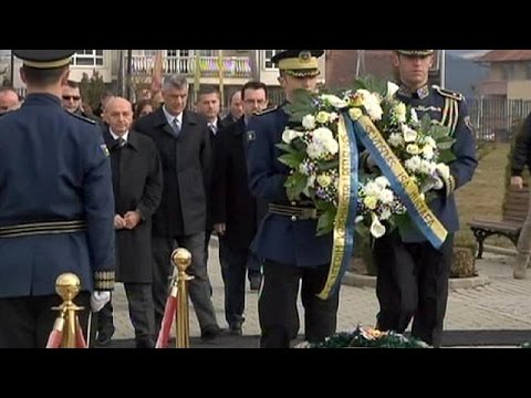 احتفال متواضع في الذكرى السابعة لاستقلال كوسوفو