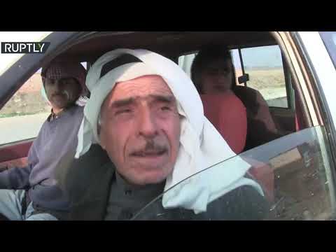 شاهد إعادة فتح الطريق الدولي الحسكة  حلب