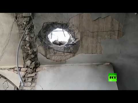 شاهد حصيلة ما خلفته الغارة الأميركية على مقر الحشد في العراق