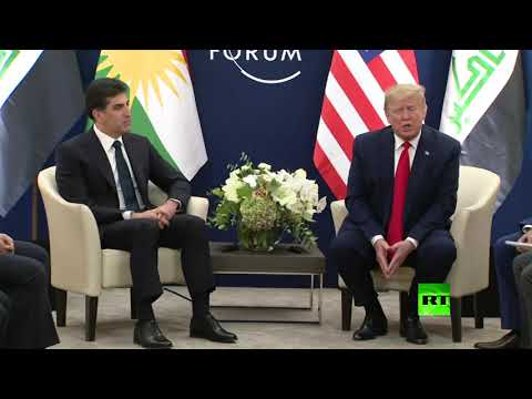 شاهد لقاء دونالد ترامب مع نيجرفان بارزاني