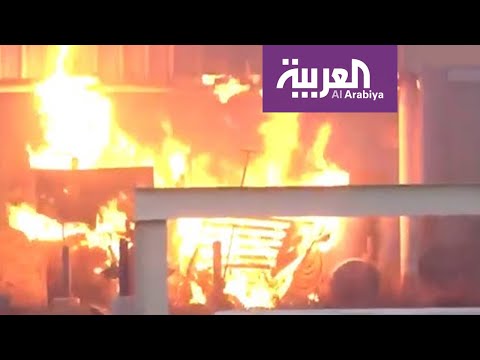 شاهد سقوط باليستي حوثي بمنطقة سكنية في صعدة