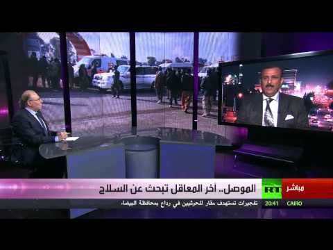 شاهد استهداف المقر الرئيسي لـداعش في تكريت