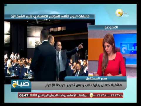 محلب يبدي سعادته بالمشاركة الإعلامية في الاقتصادي