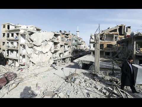 شاهد 12 قتيلاً وعشرات الجرحى في غارات على دوما