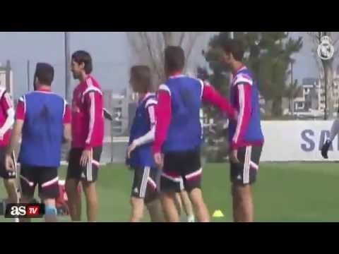 شاهد سرعة رونالدو الفائقة في تدريبات الريال