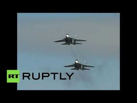 سوخوي su33 تشترك في تدريبات مورمانسك شاهد