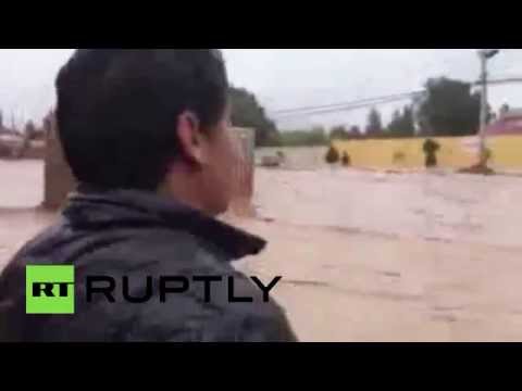 الفيضانات تغمر العديد من المدن التشيلية