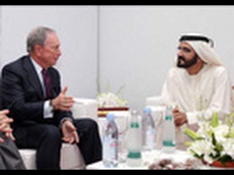 شاهد محمد بن راشد يستقبل الرئيس التنفيذي لشركة بلومبيرغ