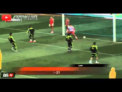 منير الحدادي يسجل أهدافًا رائعة في تمرين شباب إسبانيا