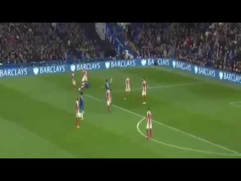 شاهد تشيلسي يتغلب على ستوك سيتي بهدفين