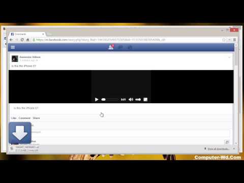فيديو أبسط طريقة لتحميل الفيديو من فيسبوك