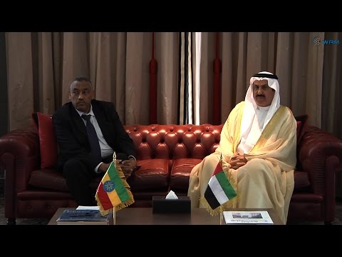 فيديو صقر غباش يستقبل وزير العمل الأثيوبي