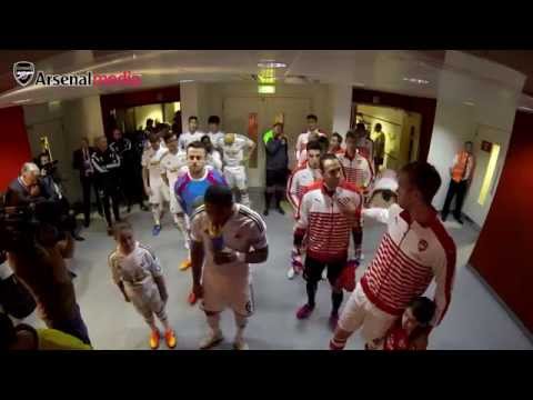 شاهد كواليس مباراة أرسنال أمام سوانسي قبل المباراة