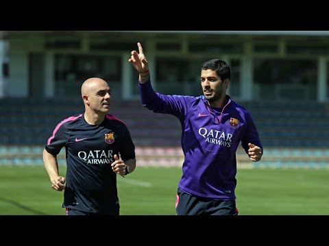 بالفيديو مران قوي للغاية لـبرشلونة الأسباني