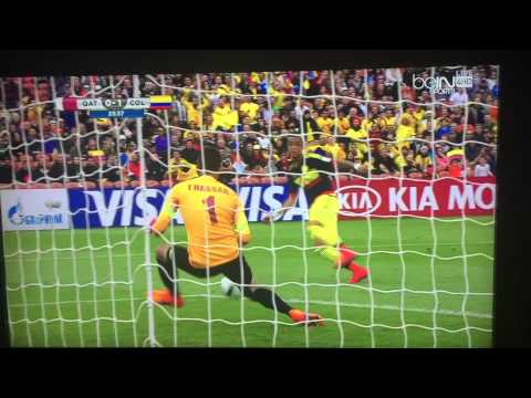 شاهد منتخب قطر يخسر أمام نظيره الكولومبي بهدف نظيف