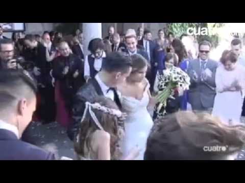 شاهد راكيتيتش ولورينتي وكاليخون يحتفلون بزفافهم في إسبانيا