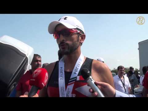 ناصر بن حمد يُشيد بمشاركته في الترايثلون