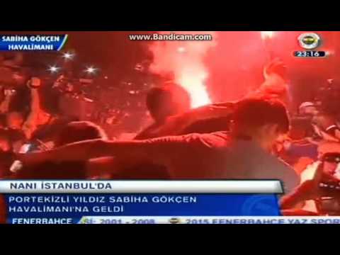 شاهد استقبال حافل لناني من جماهير فنربخشة التركي