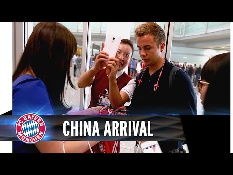 شاهد استقبال أسطوري لنجوم بايرن ميونخ في الصين