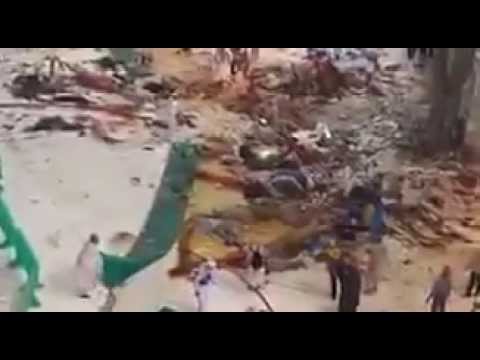 شاهد عشرات القتلى والجرحى إثر حادث سقوط الرافعة في الحرم المكي