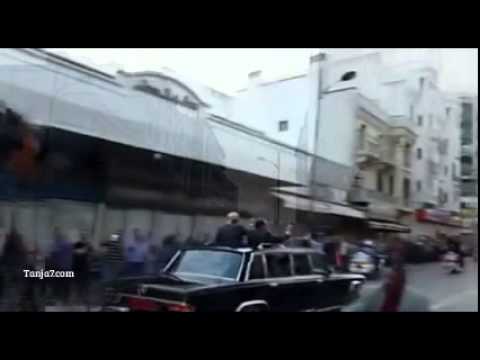 شاهد لحظة دهس حرس الملك محمد السادس لشاب