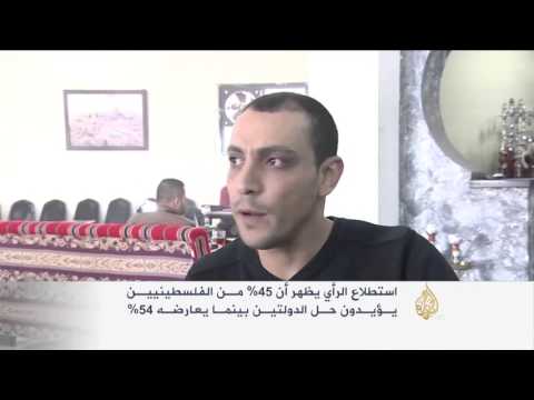 شاهد 60 من الفلسطينيين يؤيدون عودة انتفاضة مسلحة