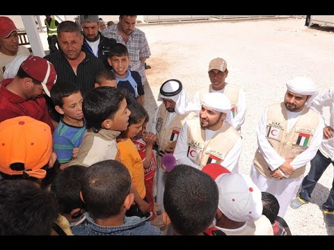 بالفيديو انشاء مخيمات تتوفر فيها البنى الأساسية للنازحين في العراق