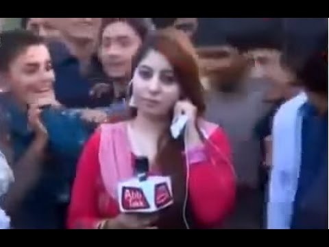 فيديو مذيعة تتعرض للتحرش