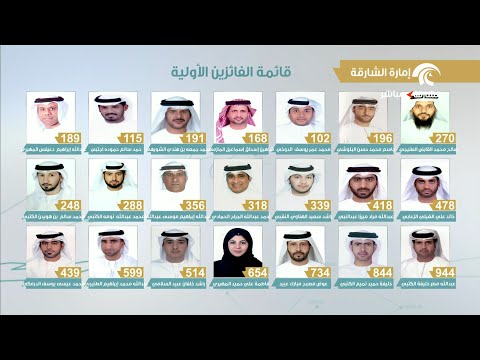 تعرف على قائمة الفائزين الأولية في انتخابات الشارقة