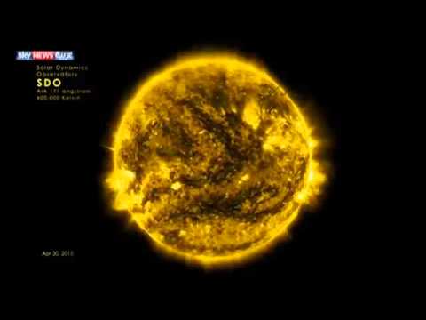 تطور الشمس في 393 يومًا