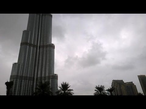 شاهد منطقة الخليج تتأثر بمنخفض جوي