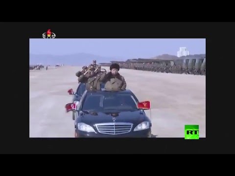 كيم جونغ أون يشرف على التدريبات العسكرية للجيش الكوري الشمالي