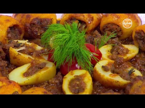 طريقة عمل بطاطس محشية لحم مفروم