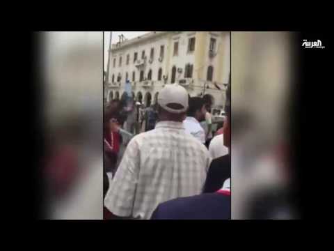 شاهد تظاهرات احتجاج في طرابلس