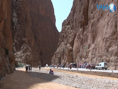 بالفيديو شاهد طبيعة السياحة في مضيق تودغي