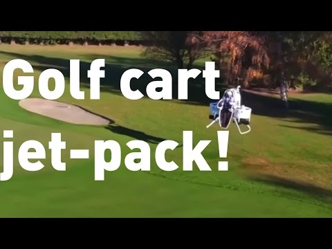 أول عربة غولف طائرة في العالم