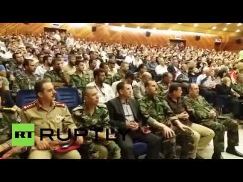 روسيا تكرِّم عائلات الجنود القتلى في حمص