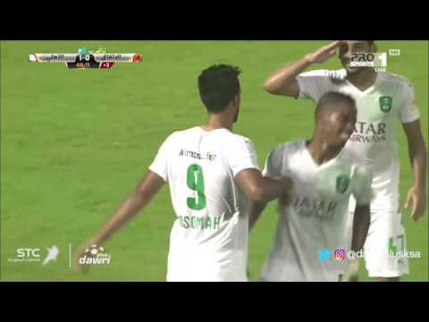 بالفيديو هدف الأهلي الأول ضد الاتفاق في الجولة 1 من دوري جميل